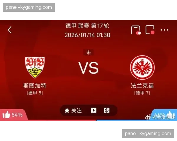 斯图加特2-0客胜法兰克福,稳固积分榜第三位置